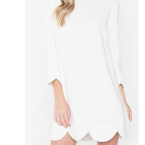NEW Sugarlips Scalloped Hem Dress